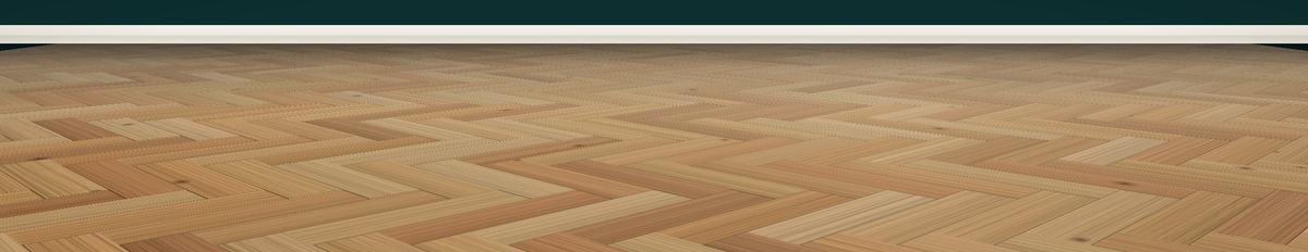 Rendered illustration of a room with a oak herringbone floor